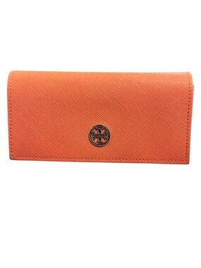 TORY BURCH orange sunglasses case with original cloth bag